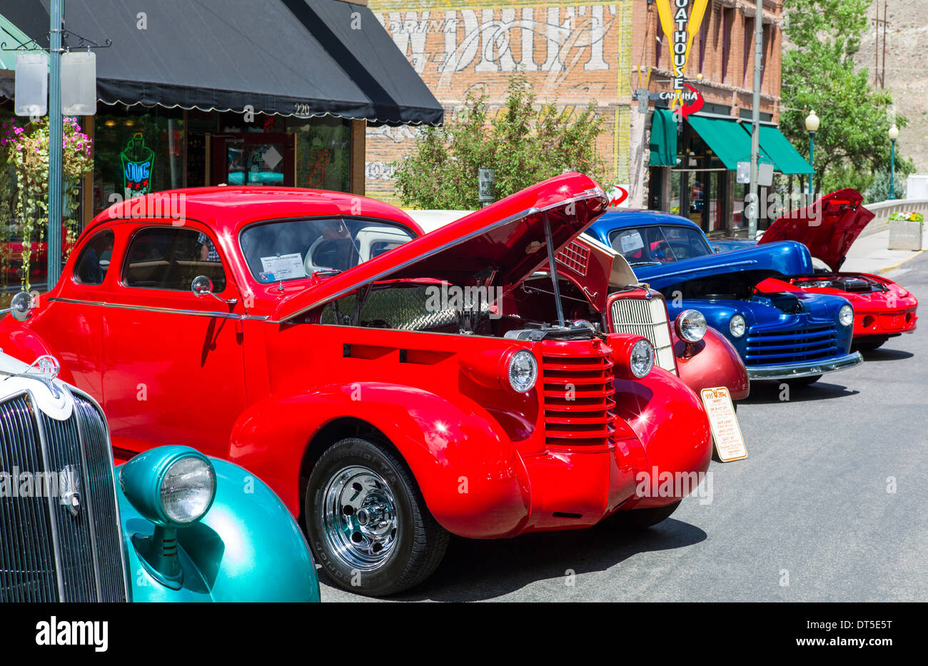 Engel der Shavano Car Show, Spendenaktion für Chaffee County & SAR Süd, Salida, Colorado, USA Stockfoto