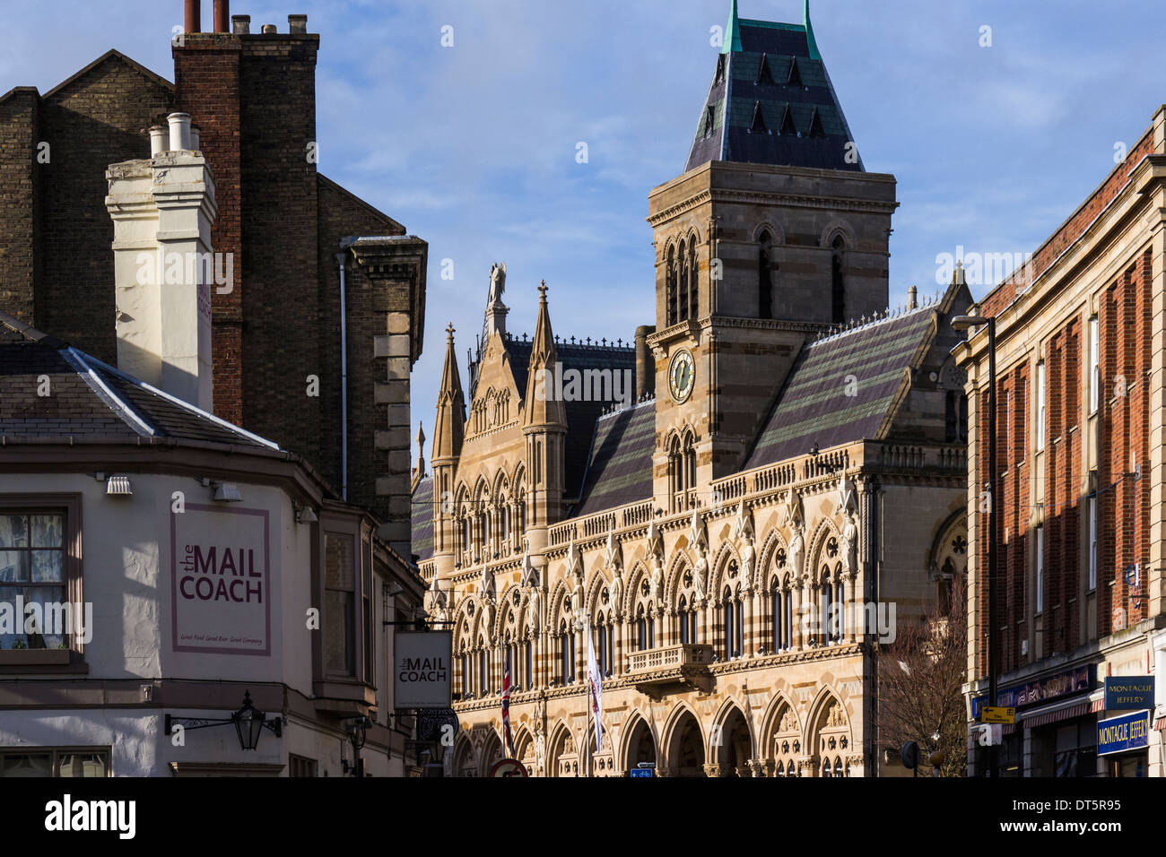 Guildhall - Northampton Stockfoto