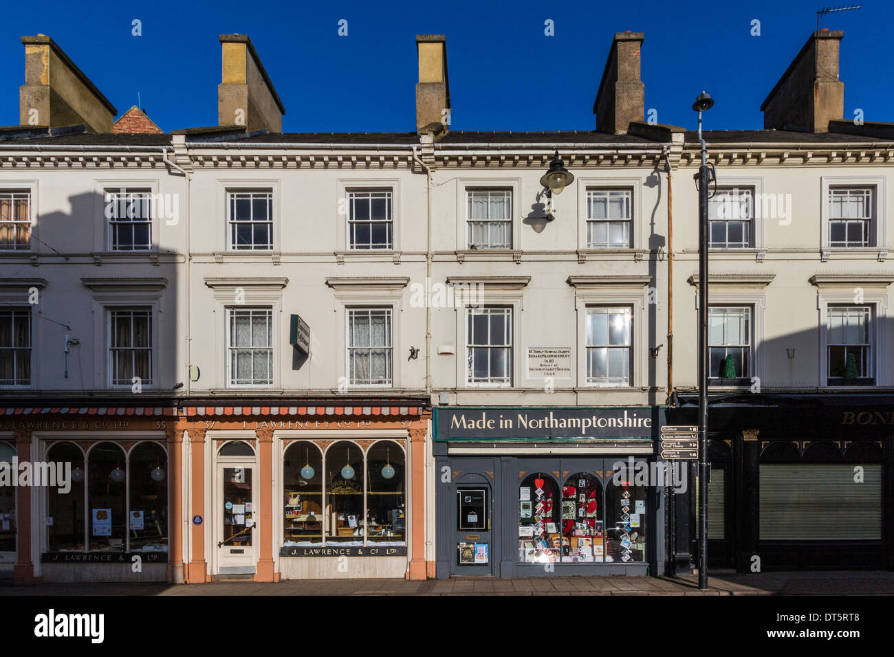 Georgische Terrasse - Northampton Stockfoto