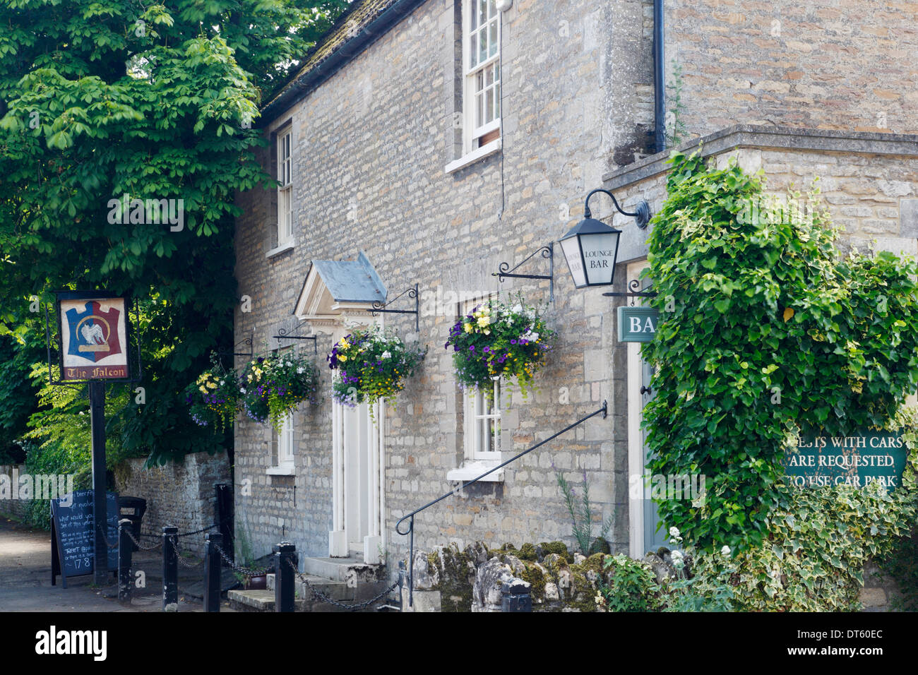 Falcon Inn Fotheringhay. Northamptonshire. England. VEREINIGTES KÖNIGREICH. Stockfoto