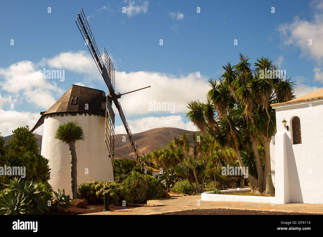 Windmühle von Antigua Stockfoto