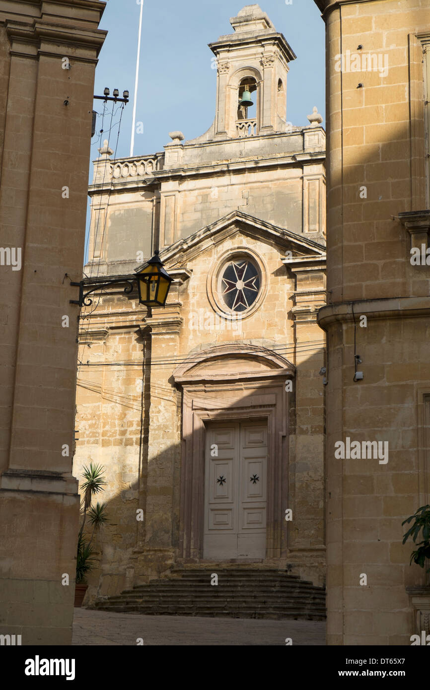 Kirche, Vittoriosa, Malta Stockfoto