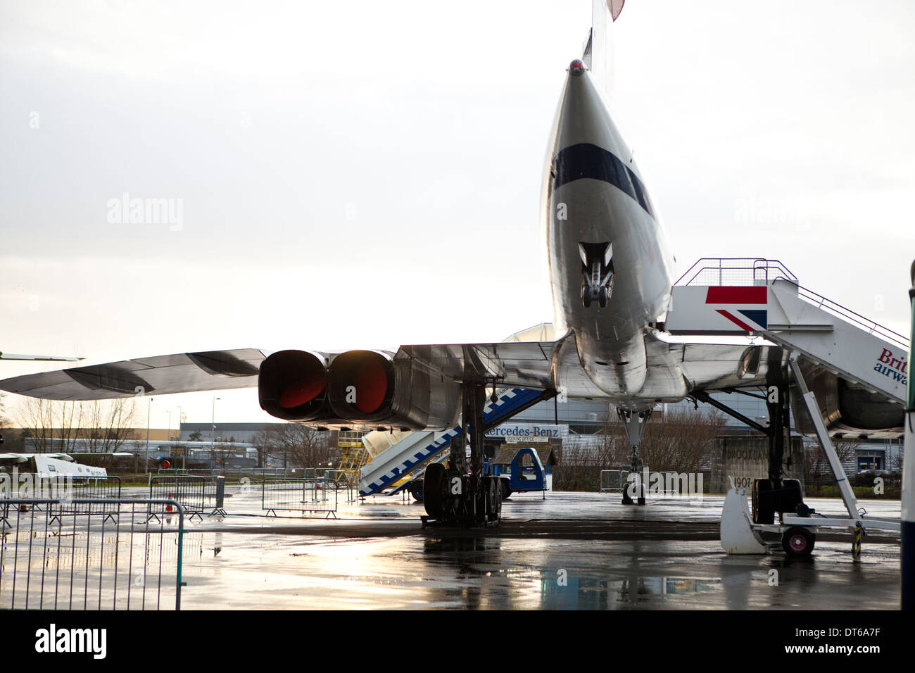 Concorde G-BBDG im Brooklands Museum in Weybridge Surrey Stockfoto