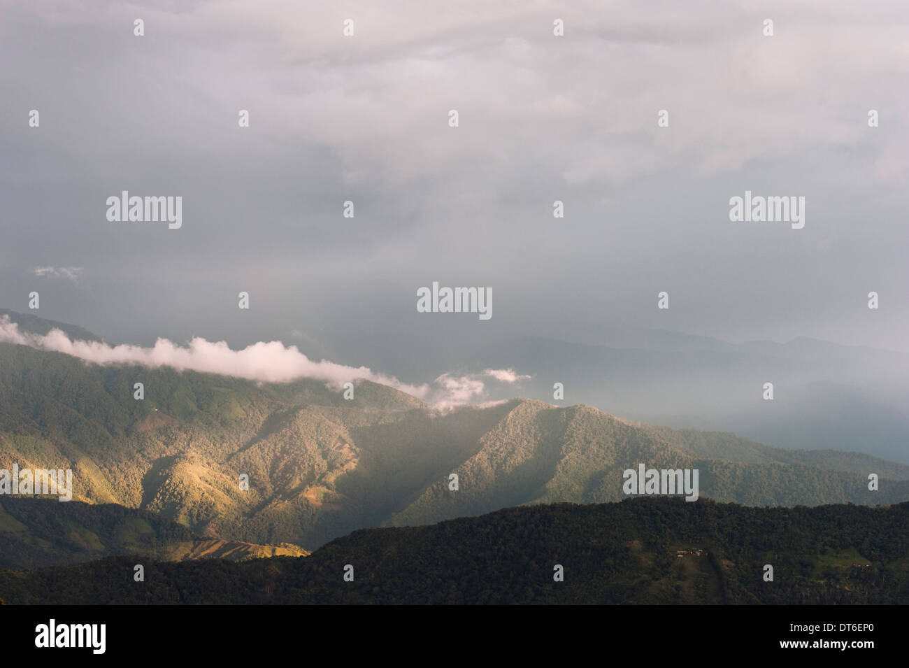 Berge in der Sierra Nevada de Santa Marta Stockfoto