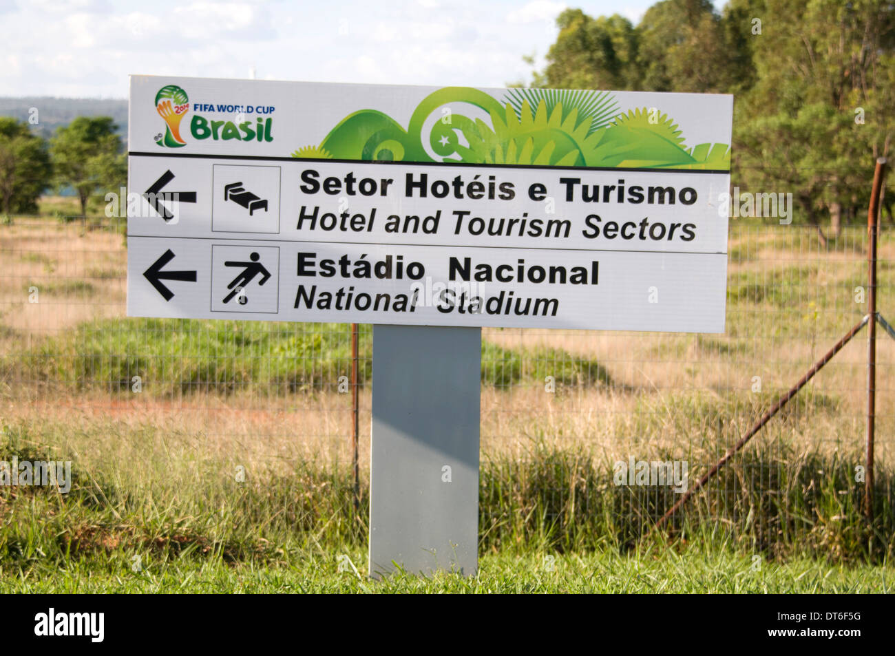 Brasilia National (Stadion, Estádio Nacional Mané Garrincha), Brasilia, Brasilien. Stockfoto