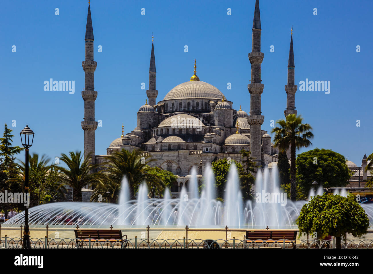 Blaue Moschee - Istanbul Stockfoto