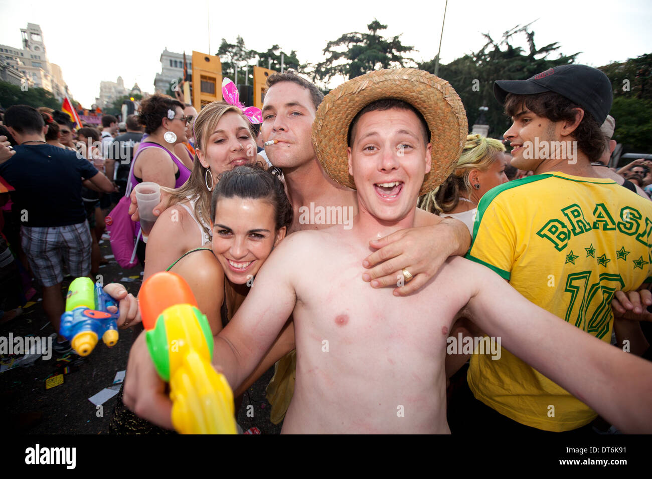 Gay pride madrid Stockfoto