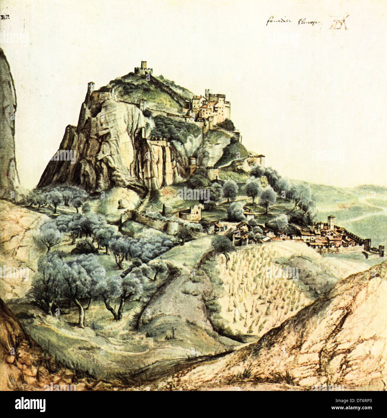 Arco-Aquarell & Gouache von Albrecht Dürer ca. 1495 deutscher Künstler 1471-1528 Stockfoto