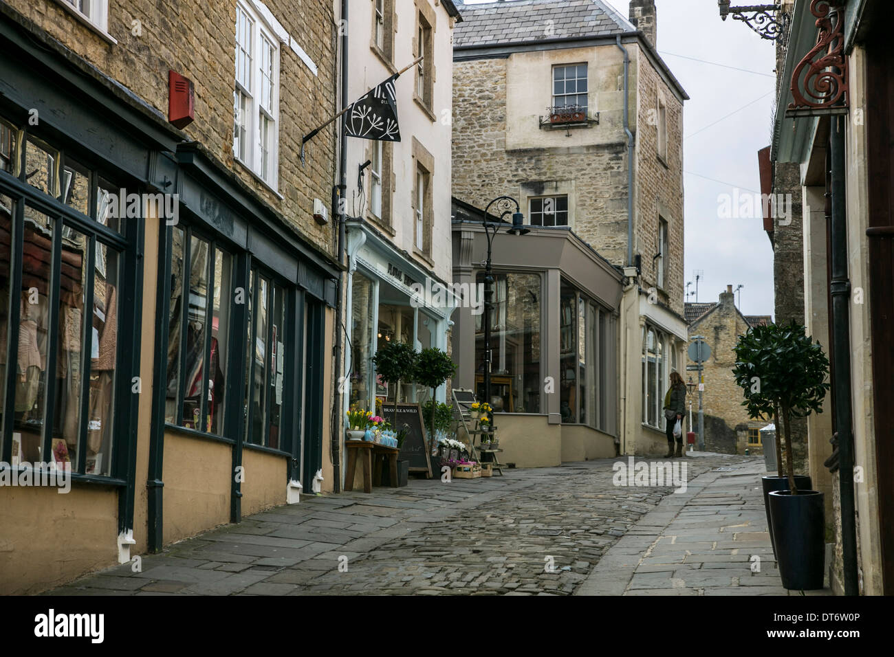 Catherine Hill, Frome, Somerset, England, Großbritannien Stockfoto