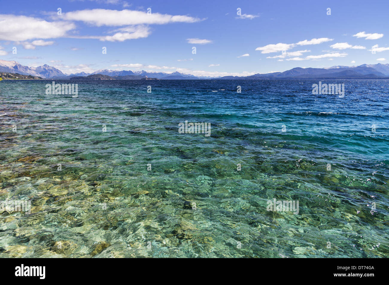 See Nahuel Huapi aus San Carlos De Bariloche Argentinien Stockfoto