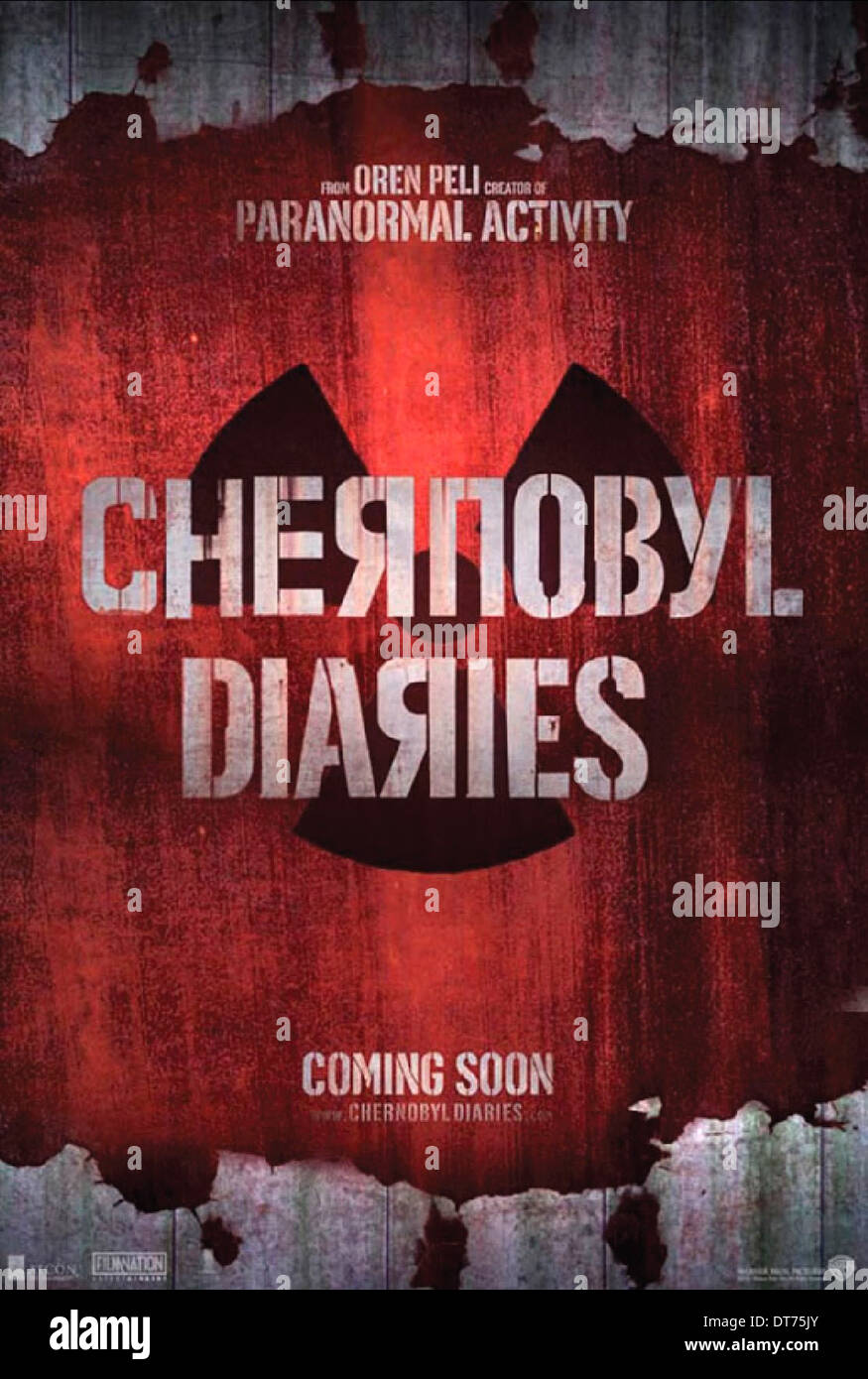 Film Poster Chernobyl Diaries 2012 Stockfotografie Alamy