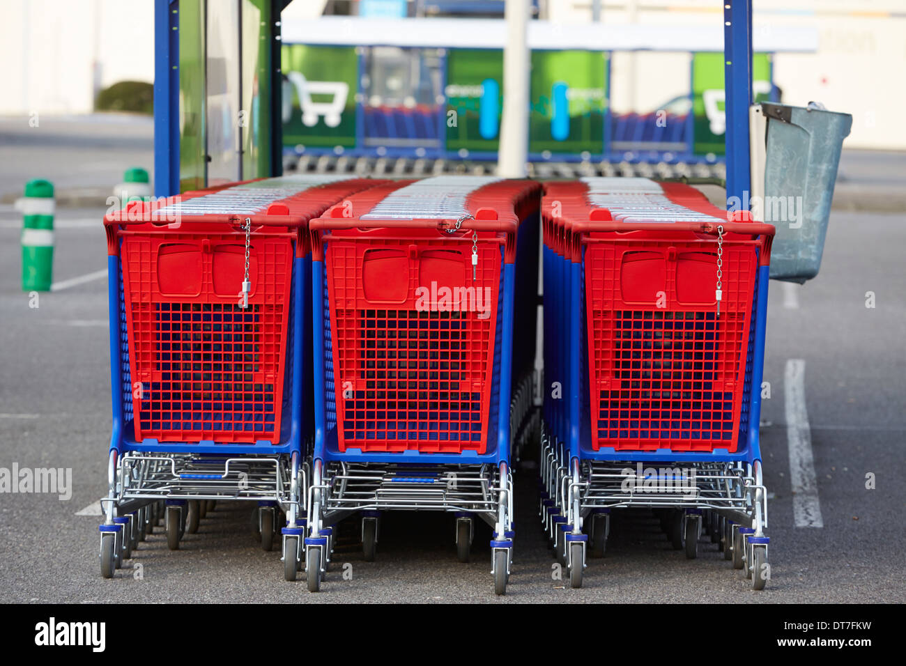 Einkaufswagen Stockfoto