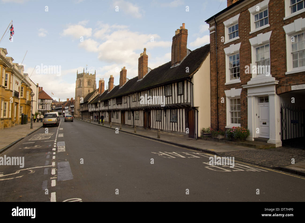 Kapelle Straße Stratford on Avon. Stockfoto