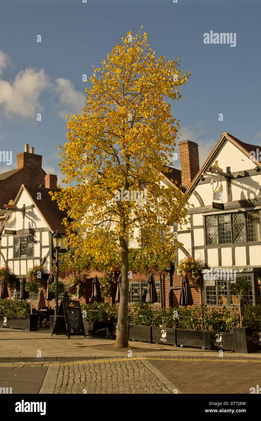 Thye White Swan Hotel Stratford on Avon Stockfoto