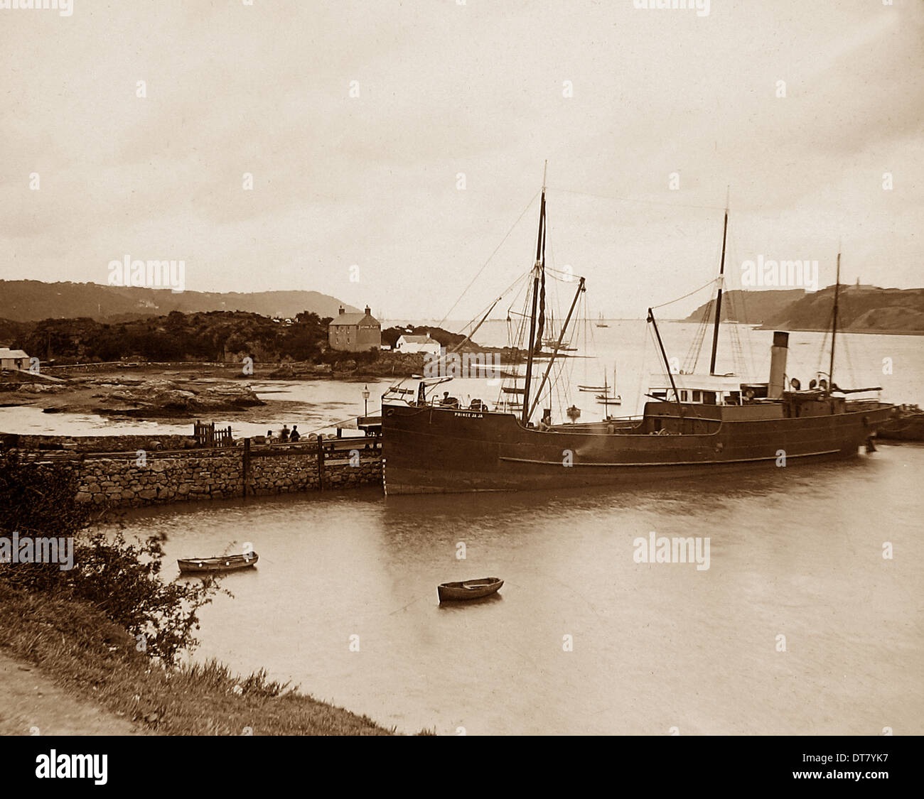 Menai Straits viktorianischen Zeit Stockfoto