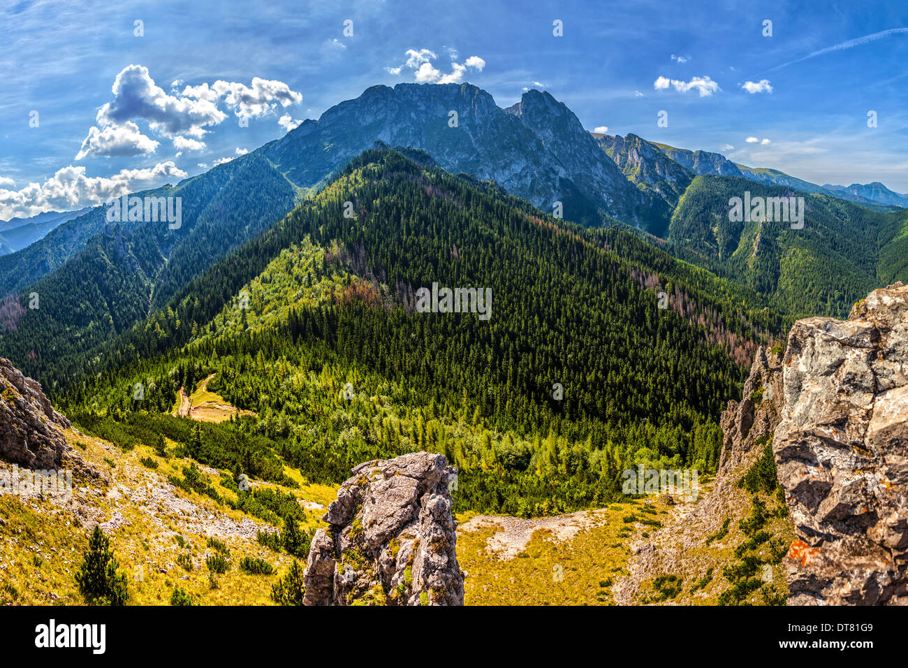 Tatra-Gebirge in Polen Stockfoto