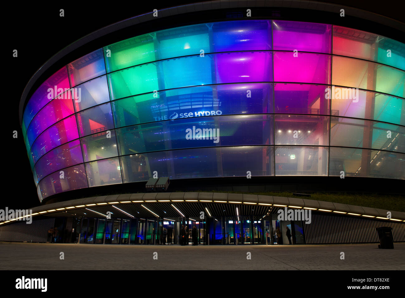 Glasgow Wasserkraft Arena. Stockfoto