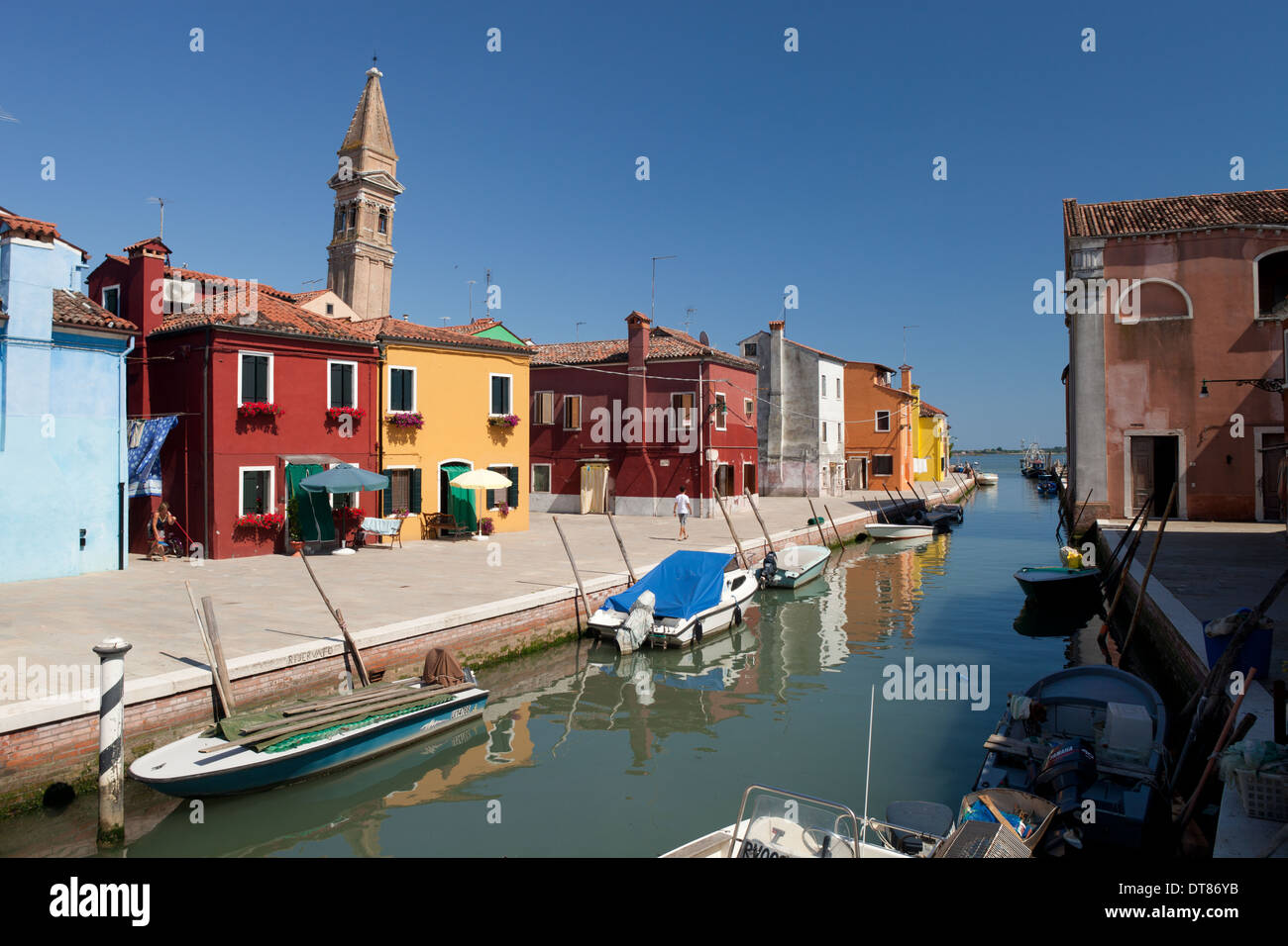 Burano, Venedig, Italien Stockfoto