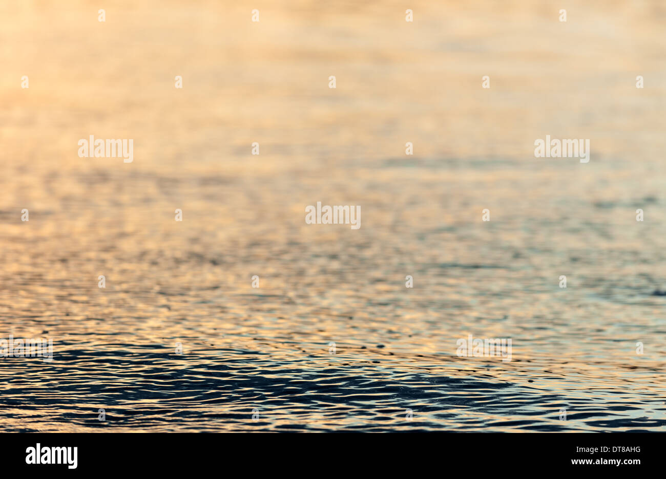 Sonnenuntergang Wasser Stockfoto