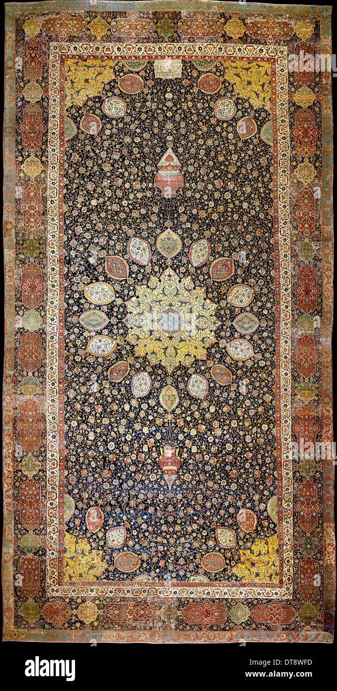 Die Ardabil Teppich, 1540-. Künstler: Iranische Meister Stockfoto