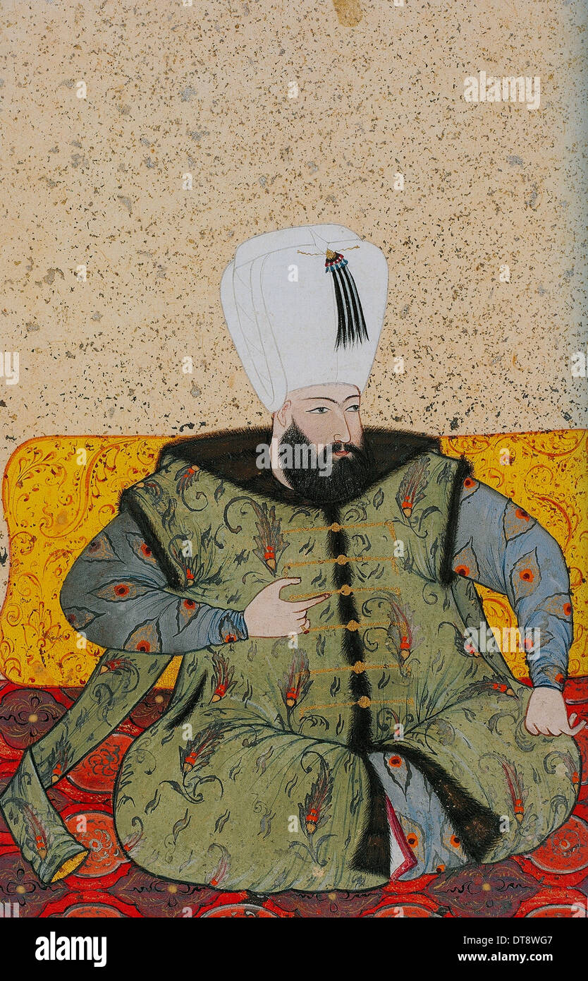 Ahmed ich (1590-1617), Sultan des Osmanischen Reiches, ca 1705. Künstler: Badekappe, Abdulcelil (?-1732) Stockfoto