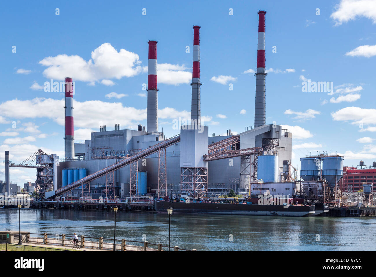 Ravenswood Kraftwerk, Queens, Long Island City, New York Stockfoto