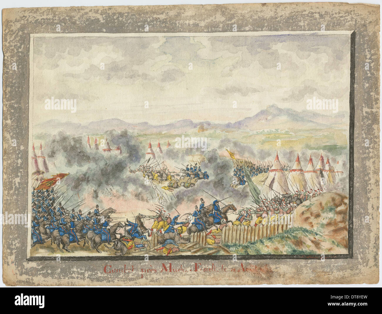 Die Schlacht von Rymnik am 22. September 1789, 1829. Künstler: anonym Stockfoto