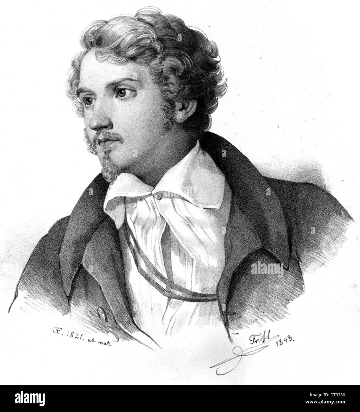 JUSTUS von LIEBIG (1803-1873), deutscher Chemiker Stockfoto
