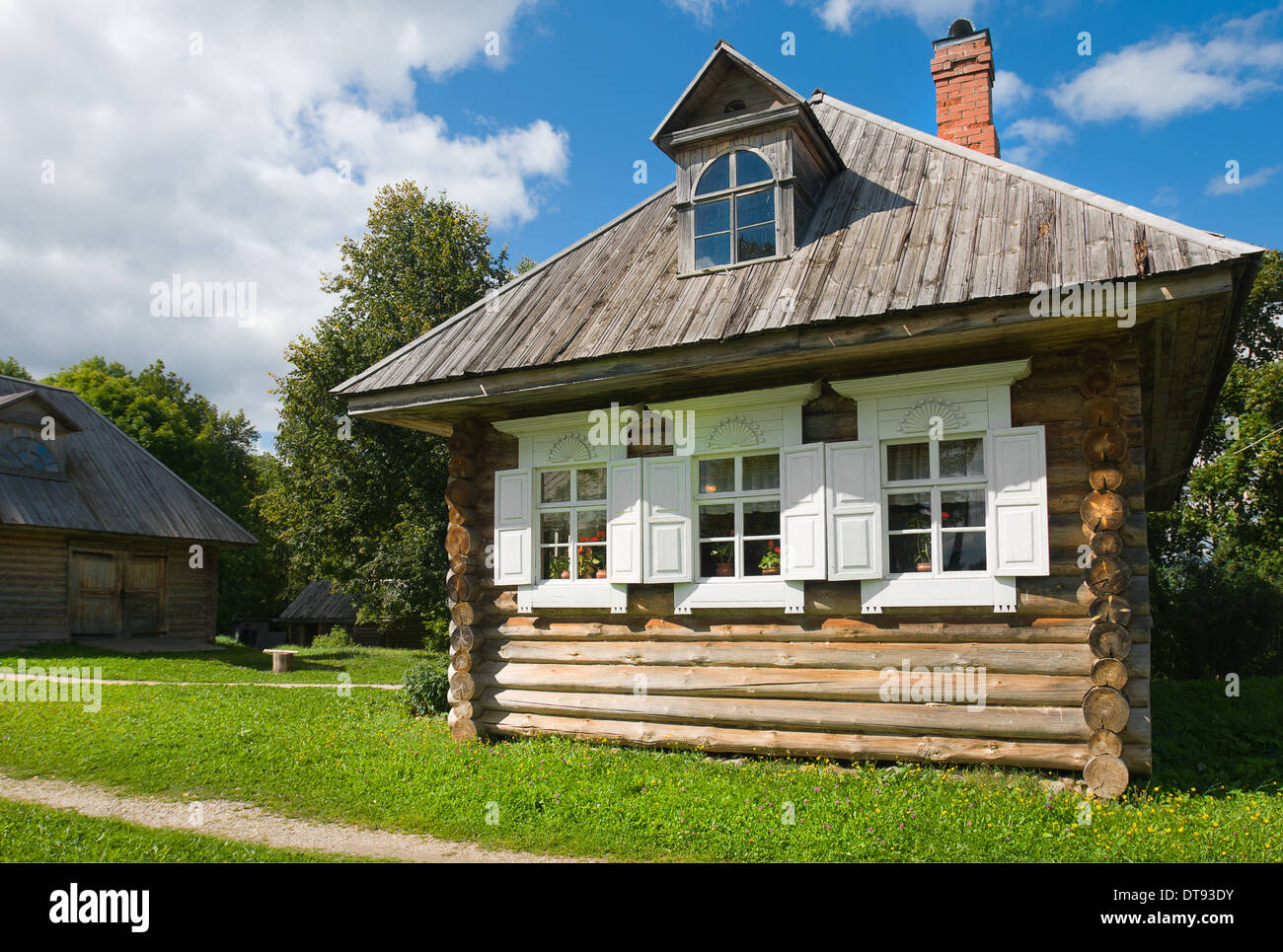 komplexe haushalt konstruktionen auf dem museums anwesen av suvorov im dorf konchanskoe suvorovskoe dt93dy