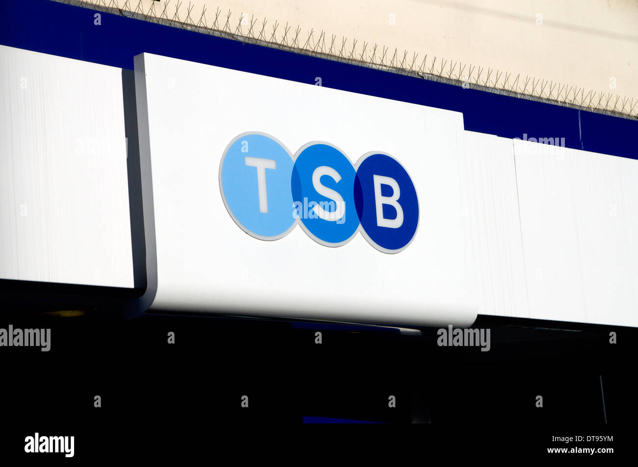 TSB Bank, Stadtzentrum von Cardiff, Wales. Stockfoto