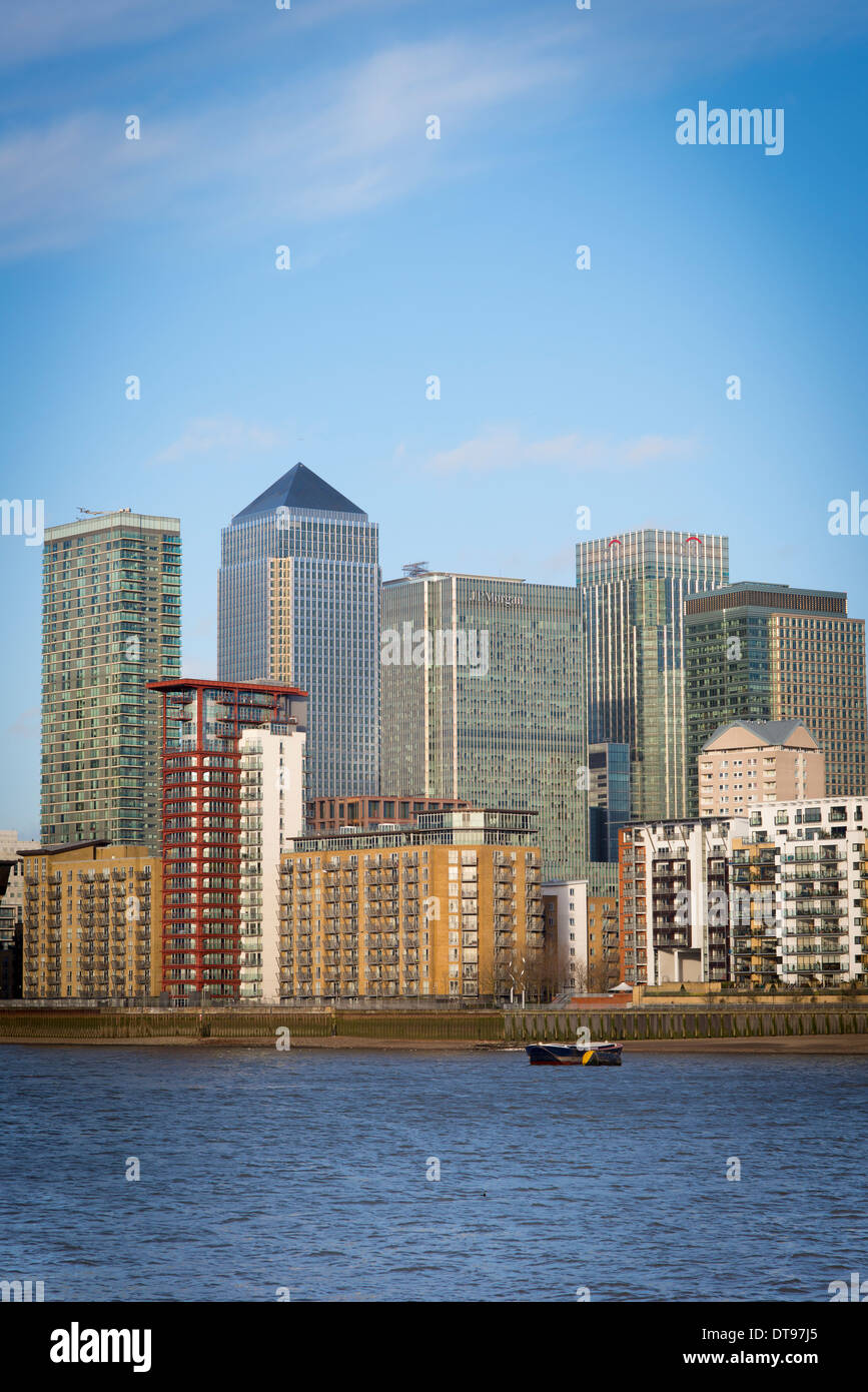 Canary Wharf, Isle of Dogs, London. Stockfoto