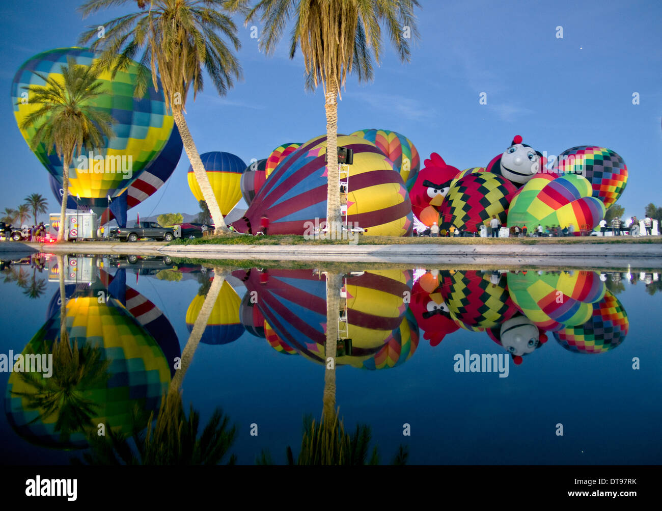 Lake Havasu-Ballon-Festival Stockfoto