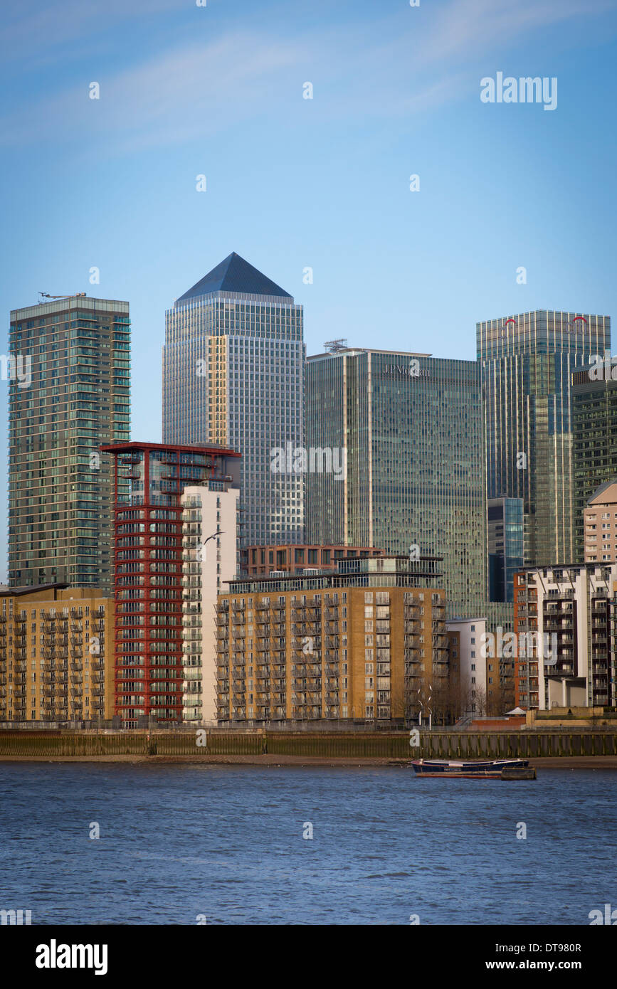 Canary Wharf, Isle of Dogs, London. Stockfoto