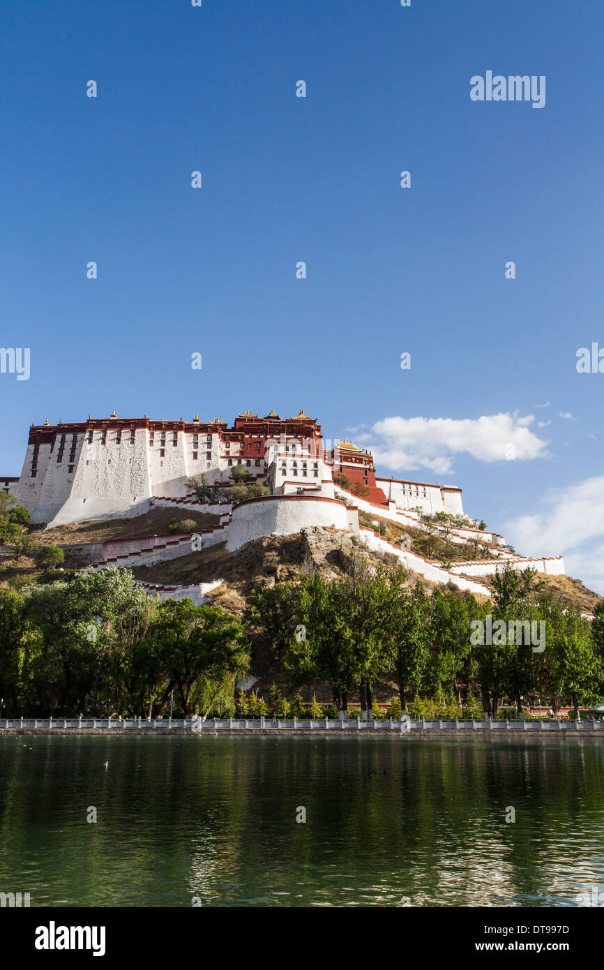 Der Potala-Palast in Tibet, China Stockfoto