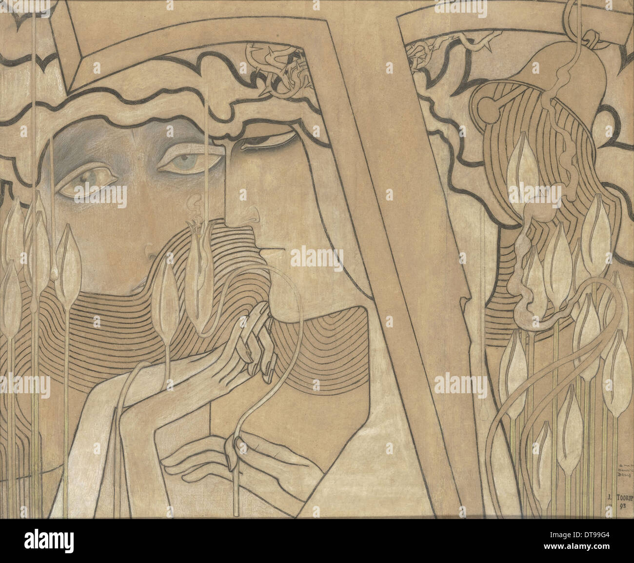 Lust und Befriedigung, 1893. Künstler: Toorop, Jan (1858-1928) Stockfoto