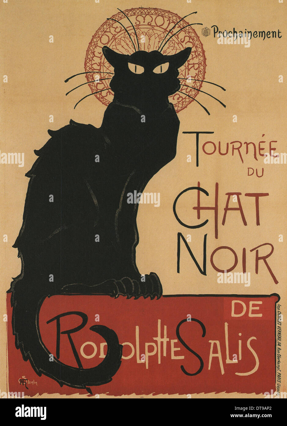 Tournee du Chat Noir, 1896. Künstler: Steinlen, Théophile Alexandre (1859-1923) Stockfoto