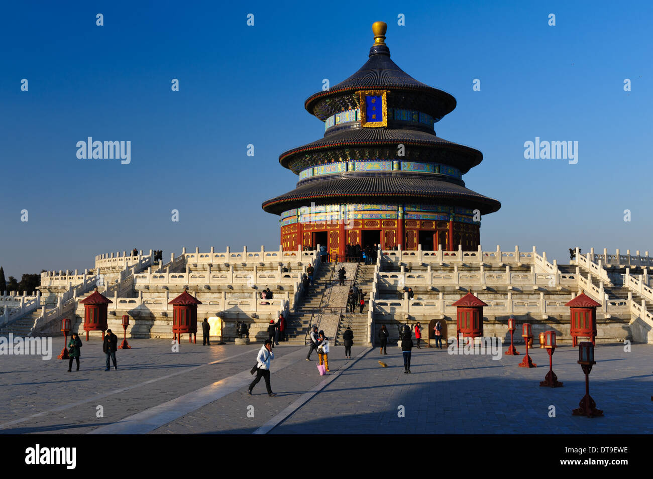 Temple of Heaven. " Halle der Gebete für guter ernten. Peking, China Stockfoto