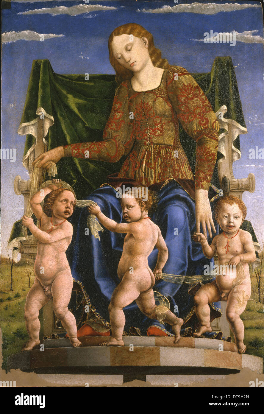 Die Muse Terpsichore, 1455-1460. Künstler: Tura, Cosimo (vor 1431-1495) Stockfoto