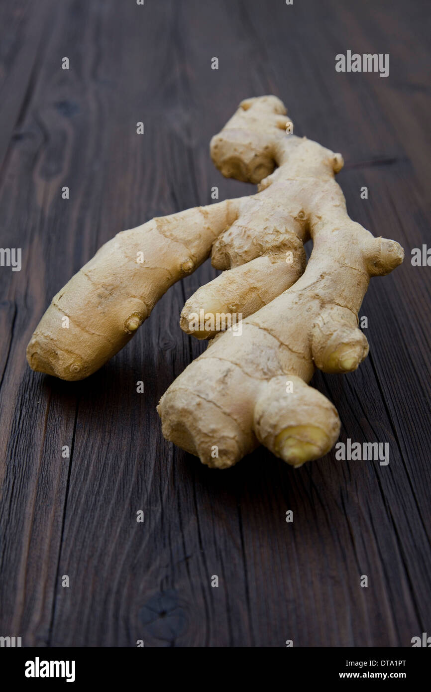 Ingwer, Bio-Produkte Stockfoto