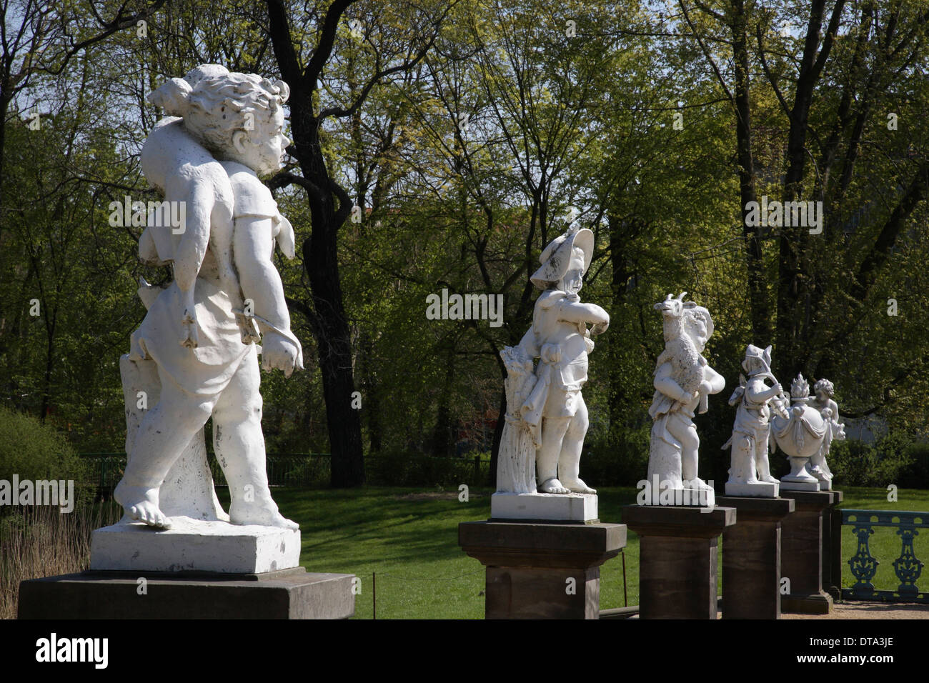 Berlin, Charlottenburger Schloß Stockfoto