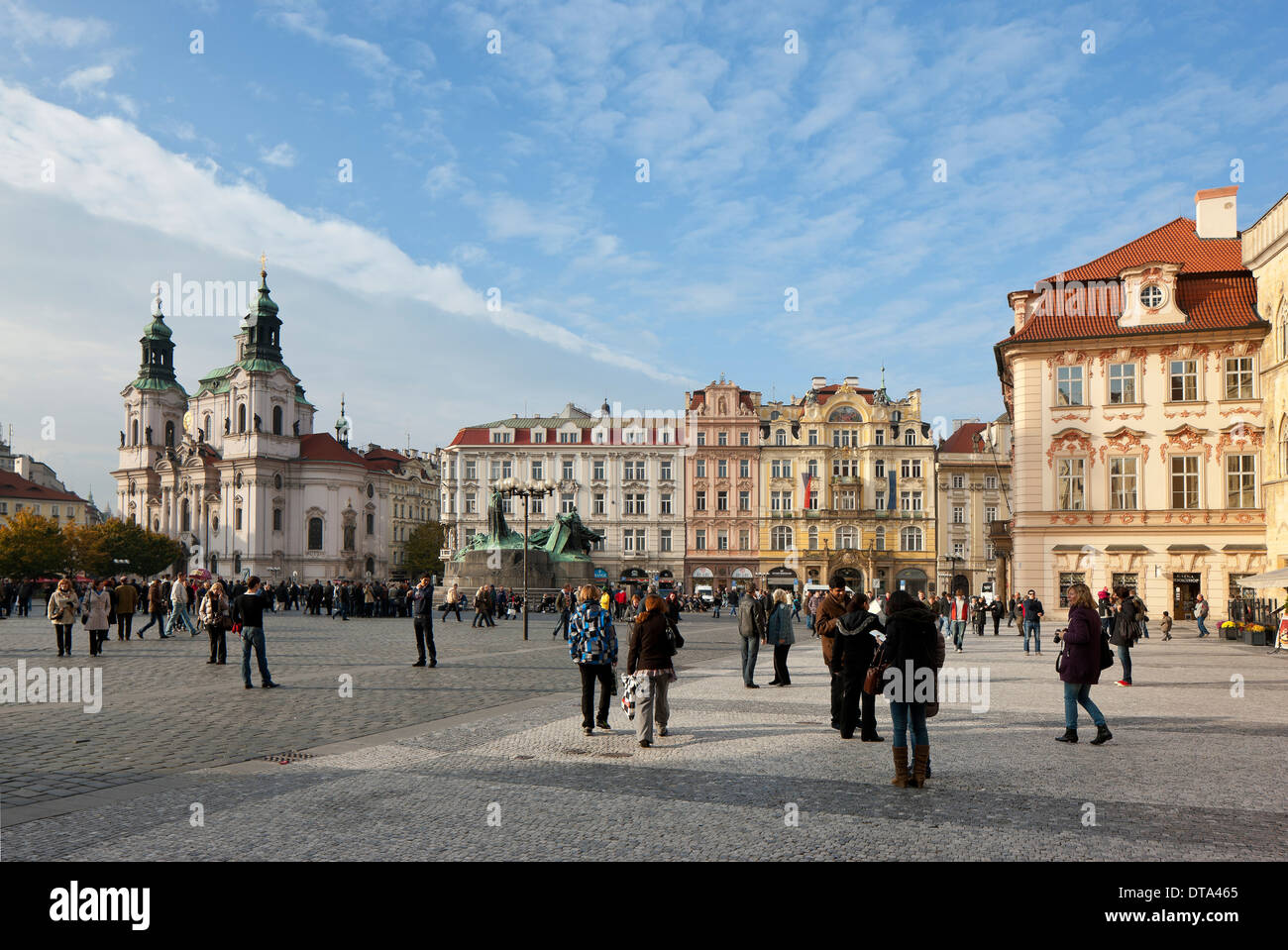 Prag, St. Nikolaus, evangelische Stockfoto