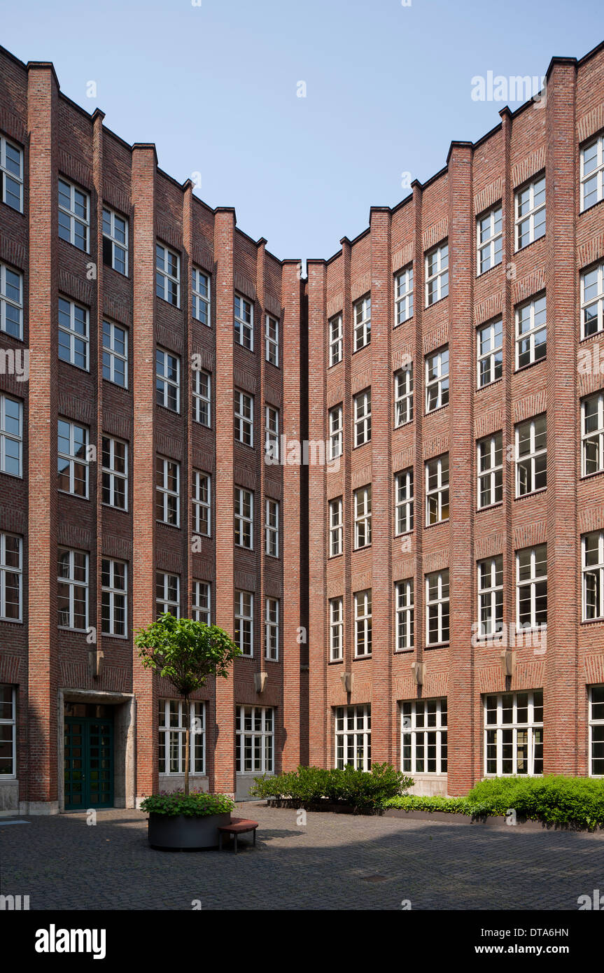 Düsseldorf, Stummhaus (Auch Neuer Stahlhof dimmed) Stockfoto