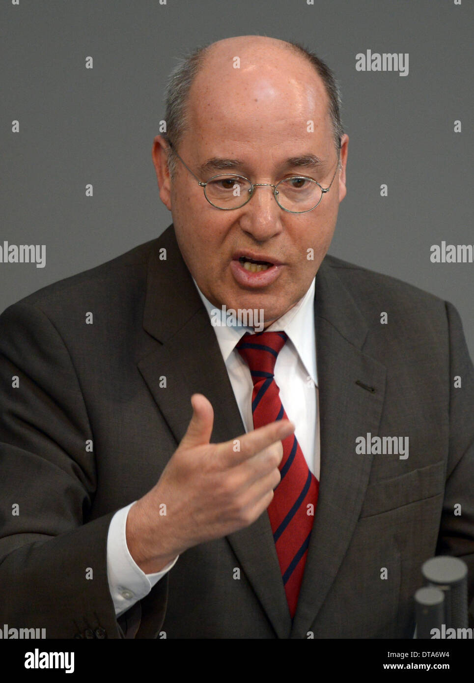 Berlin, Deutschland. 13. Februar 2014. Vorsitzender der Linkspartei