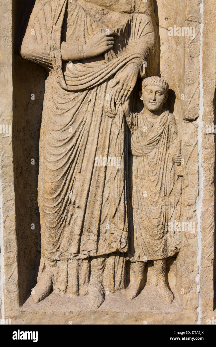 Nickenich, Römergrab, Stockfoto