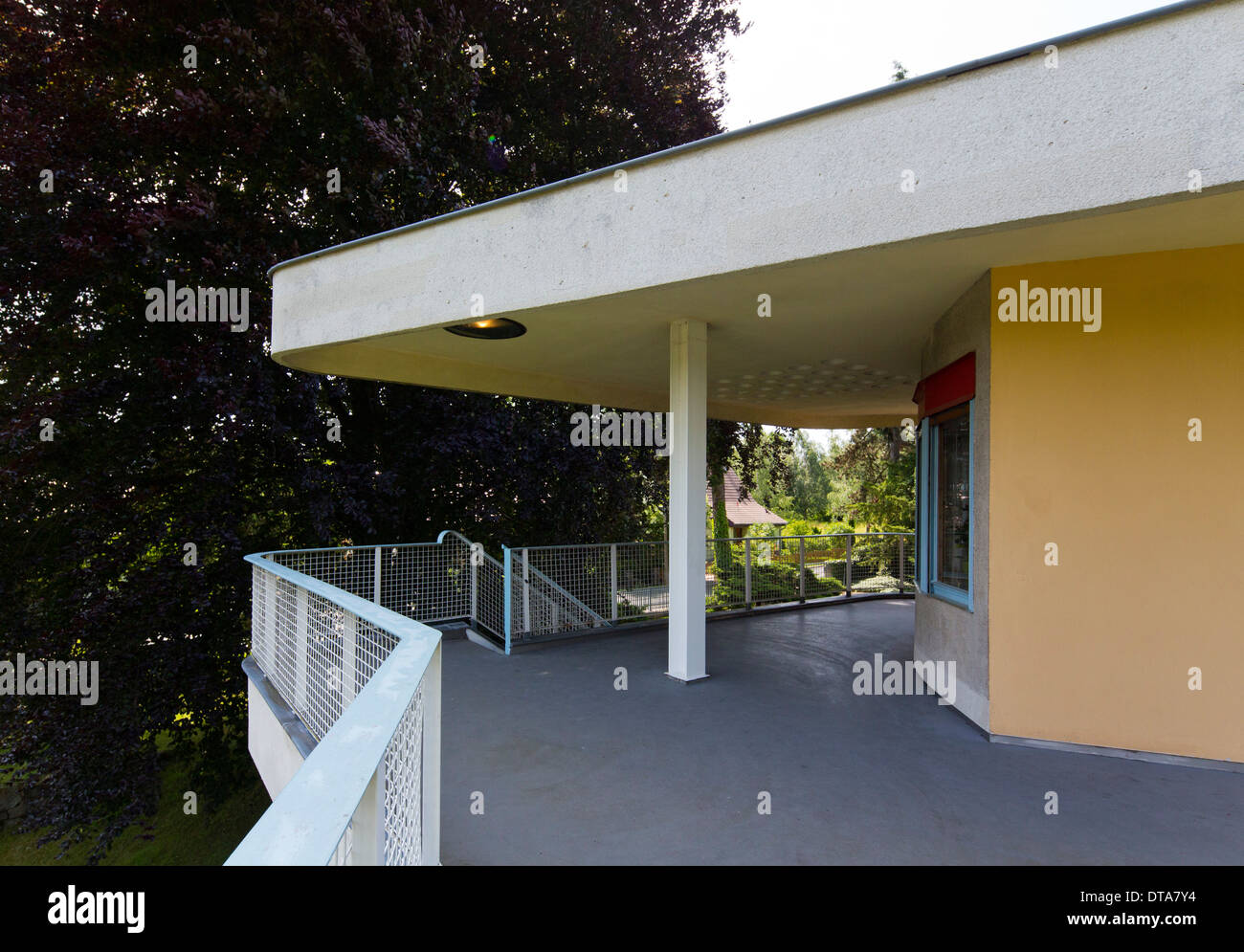 Löbau, Schminke-Villa, (Haus Schminke, Hans Scharoun 1930-1933) Stockfoto