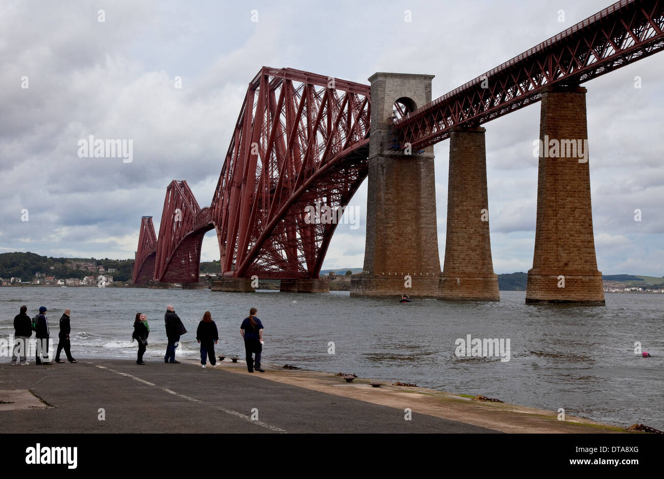 Edinburgh, Forth-Brücke Über Den Firth of Forth Stockfoto
