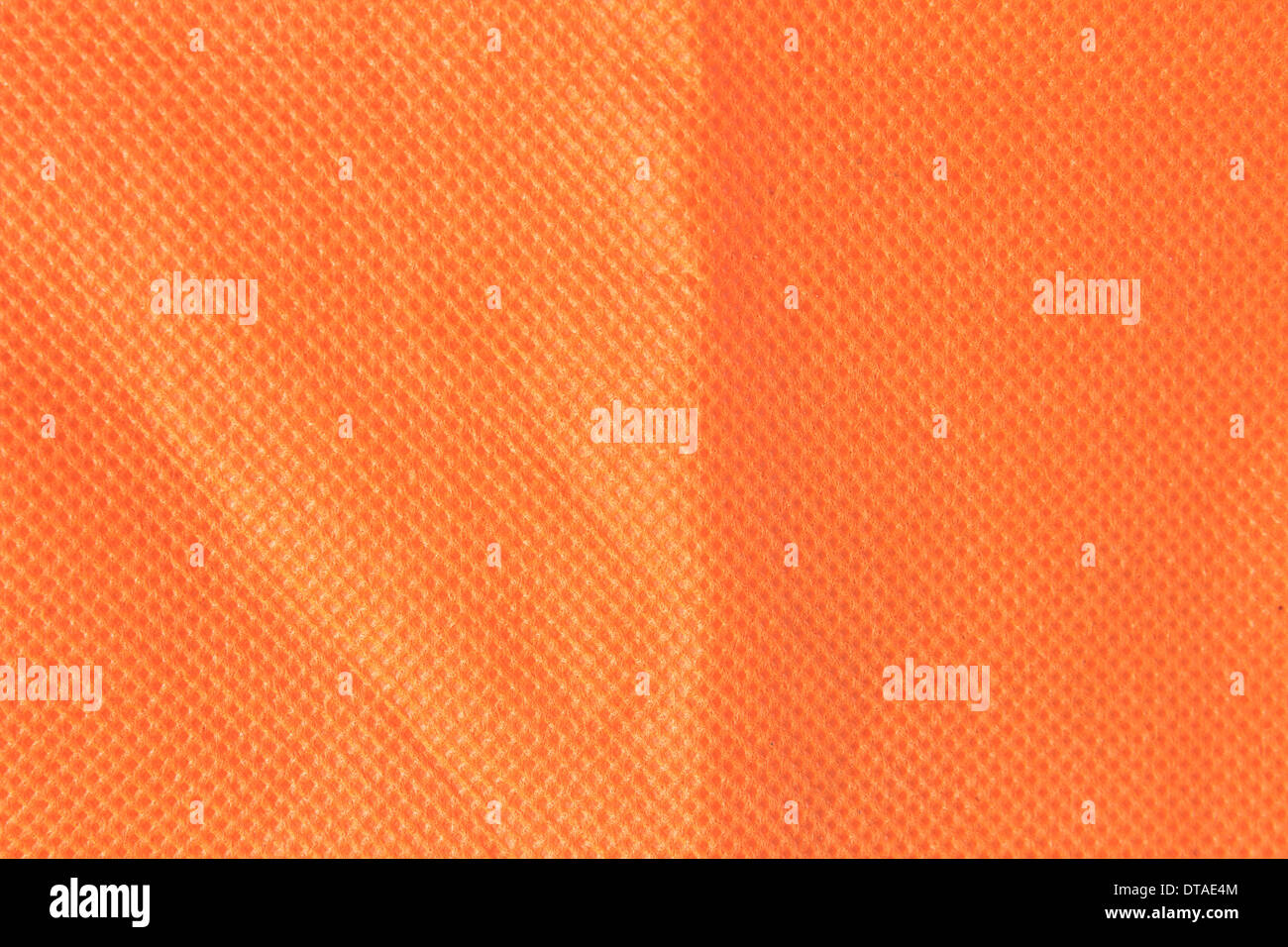 Stoff Textur, orange Hintergrundfarbe Stockfoto