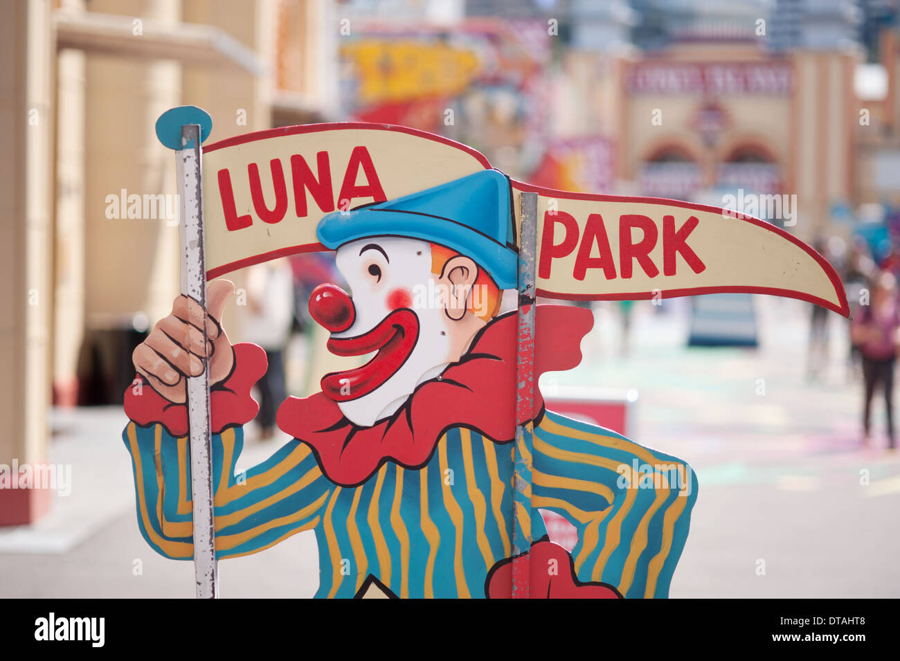 Luna Park Sydney Stockfoto