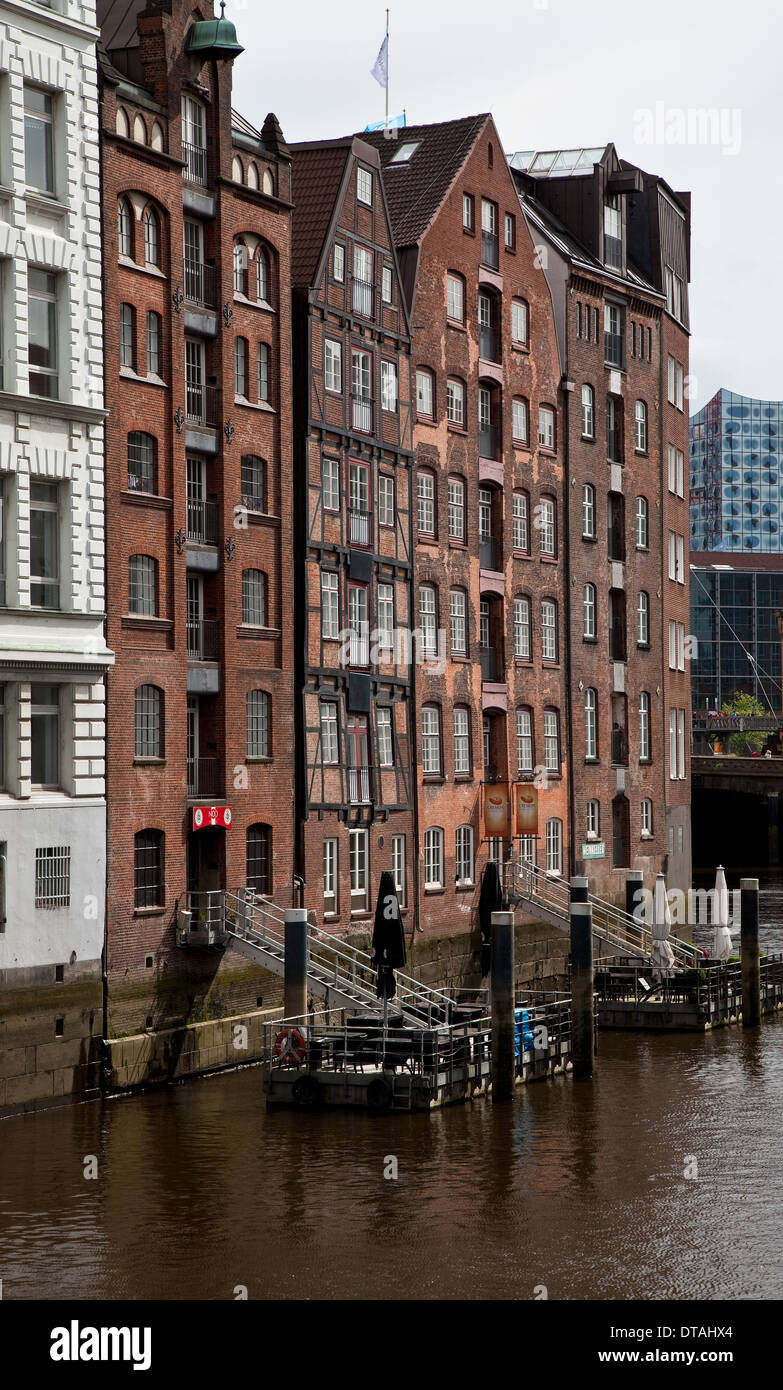Hamburg, Altstadt Stockfoto