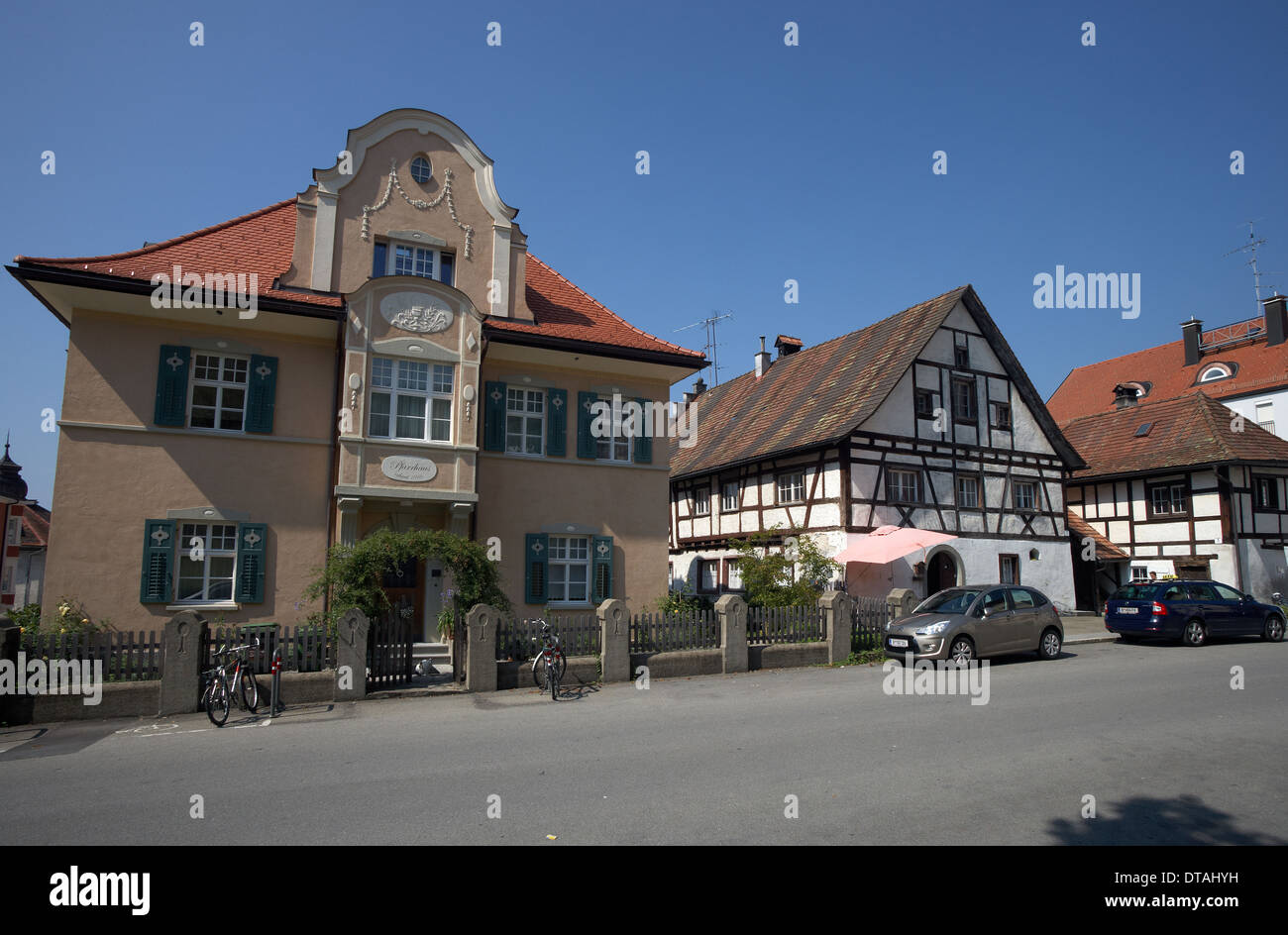 Bregenz, Österreich, Pfarrhaus stammt aus dem frühen 20. Jahrhundert Stockfoto